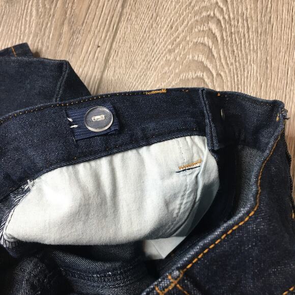 NWT English Laundry Boys Bermuda Dark Wash Denim Shorts Embroidered Logo Size 5 - Picture 7 of 8